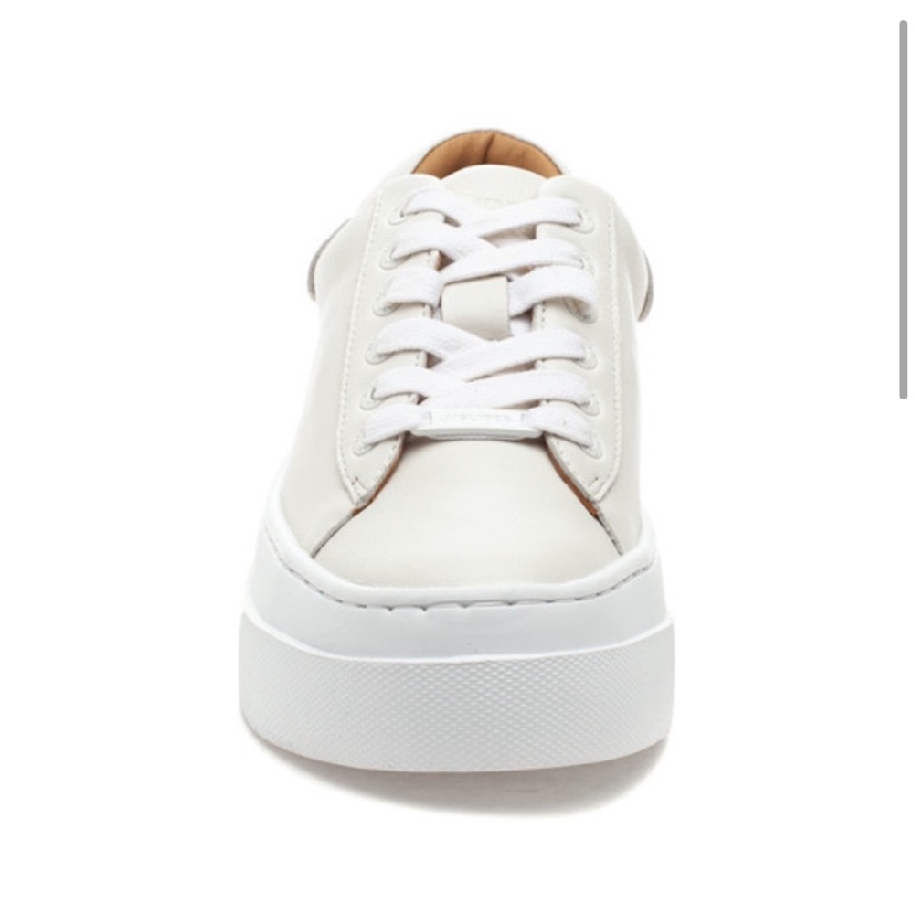 NWT J/SLIDES AMANDA White Leather Sneaker - Picture 4 of 15